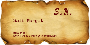 Sali Margit névjegykártya